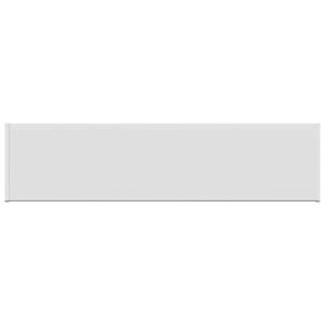 vidaXL Okenski nadstre&scaron;ek Bela 80 x 20 x 4,5 cm PVC