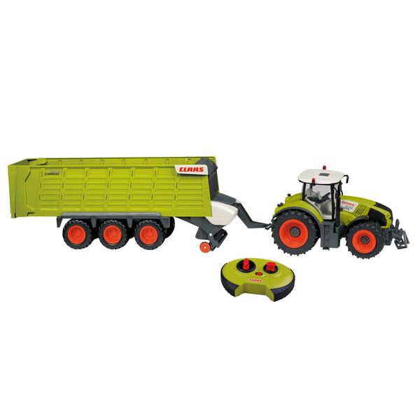 CLAAS Traktor s prikolico na daljinca AXION870 in CARGOS9600 1:16