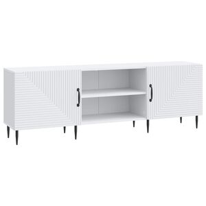 vidaXL TV omarica 150 x 31 x 50 cm Bela Inženirski les