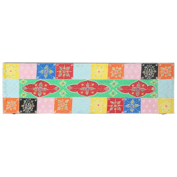 vidaXL TV omarica s polico večbarvno 100 x 30 x 22 cm Konstruiran les