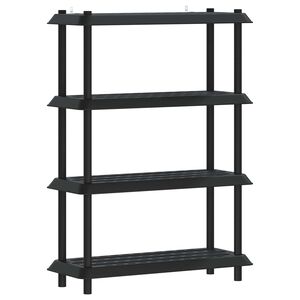 vidaXL Polična enota 4 nivojev 100 x 40 x 136,5 cm PP Antracit