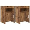 vidaXL Posteljne mize 2 pcs Star les 40 x 36 x 60 cm Inženirski les