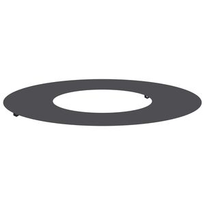 vidaXL primeren za ravni obroč drevesa Črna &Oslash;30 / 60 cm Jeklo