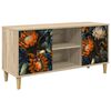 vidaXL TV omarica LOCHEM 102 x 33 x 50 cm Sonoma Inženirski les