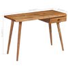 vidaXL Pisalna miza iz trdnega akacijevega lesa 110x50x76 cm