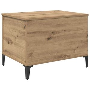 vidaXL Klubska miza Umetni hrast 60 x 44,5 x 45 cm Inženirski les