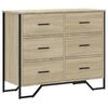 vidaXL Predalnik sonoma hrast 91x35,5x74,5 cm inženirski les