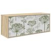 vidaXL Stenska TV omarica GOTHA 102 x 33 x 40 cm Sonoma hrast