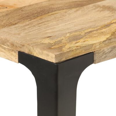 vidaXL Jedilna miza 140x70x76 cm iz trdnega mangovega lesa