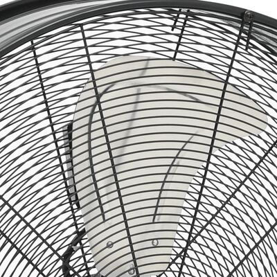vidaXL Industrijski bobnasti ventilator 77 cm 240 W črn