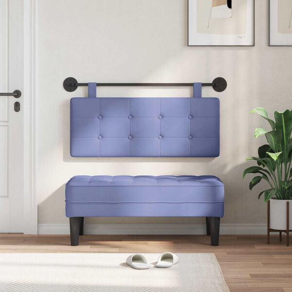 vidaXL Visoki naslon za glavo Namestitev na steno blago