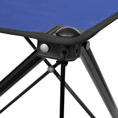 Zložljiva mizica za kampiranje modre barve