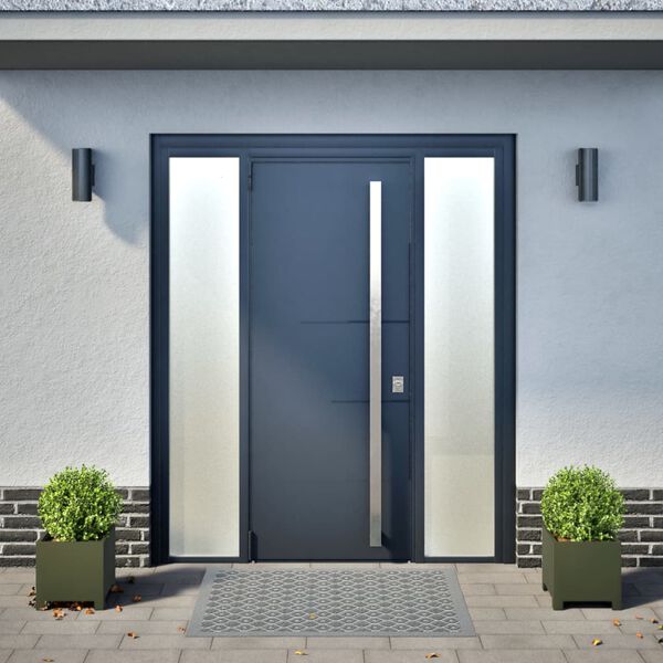 vidaXL Vrtno korito 2 kosa olivno zelena 30x30x30 cm jeklo