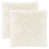 vidaXL Blazina 2 kos HEERLEN Bela 70 x 70 cm PV flis