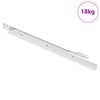 vidaXL Drsni mehanizem za predal 63 pcs Bela Jeklo
