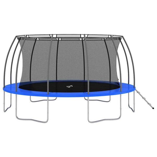 vidaXL Trampolin komplet okrogel 488x90 cm 150 kg