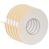 vidaXL Samolepilni pena trak 5 kos Bela 10mm x 10m CR pena