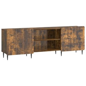 vidaXL TV omarica Dimljen hrast 150 x 31 x 52 cm Inženirski les