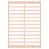 vidaXL Posteljni okvir 135x190 cm trden les