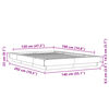 vidaXL Posteljni okvir sonoma hrast 120x190 cm inženirski les