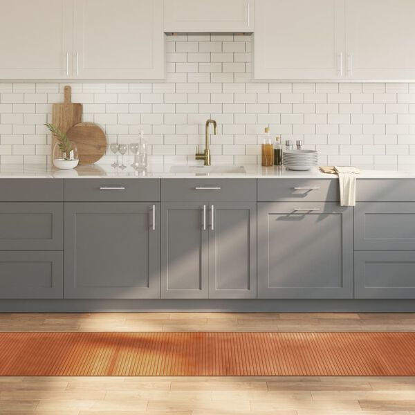 vidaXL Preproga pravokotna rjava 60x400 cm bambus