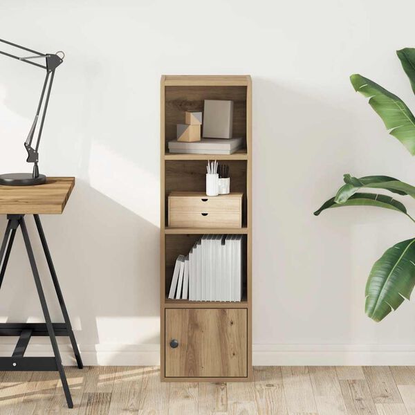 vidaXL Knjižna omara artisan hrast 31x24x102 cm inženirski les