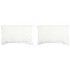 vidaXL Vzglavnik 2 kos 50 x 70 cm Bambusova vlakna Bela
