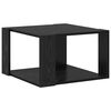 vidaXL Klubska miza Črna Orehovina 51,5 x 51,5 x 30 cm Inženirski les
