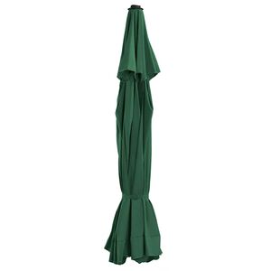 vidaXL Nadomestna tkanina za zunanji senčnik zelena 515 cm