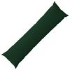 vidaXL Blazina z blazino HEERLEN Temno zelena 40 x 145 cm Blago