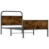 vidaXL Posteljni okvir brez vzmetnice 90x190 cm sonoma hrast inž. les