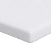 vidaXL Vrh za vzmetnico iz spominske pene 80 x 200 cm Thick Mehko Bela