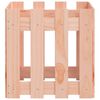vidaXL Vrtno korito z ograjico 40x40x40 cm trden les douglas
