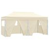vidaXL Zabavni &scaron;otor 291 x 580 x 315 cm Krem Oxford tkanina