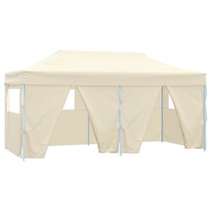 vidaXL Zabavni &scaron;otor 291 x 580 x 315 cm Krem Oxford tkanina