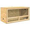 vidaXL Terarij Rjava 100 x 50 x 100 cm OSB
