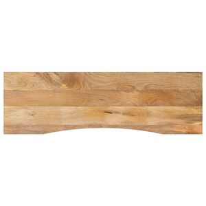 vidaXL Mizna plo&scaron;ča ukrivljena 160x50x2,5 cm trden mangov les