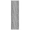 vidaXL Knjižna omara/pregrada siva sonoma hrast 60x30x103 cm