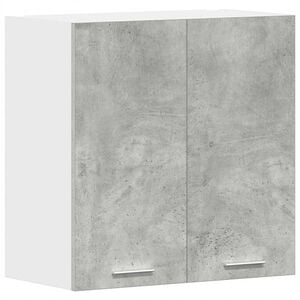 vidaXL Kuhinjska stenska omarica Betonska siva 60x31x60 cm