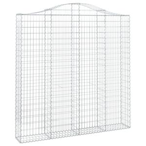 vidaXL Obokana gabonska ko&scaron;ara 200x30x200/220 cm pocinkano železo