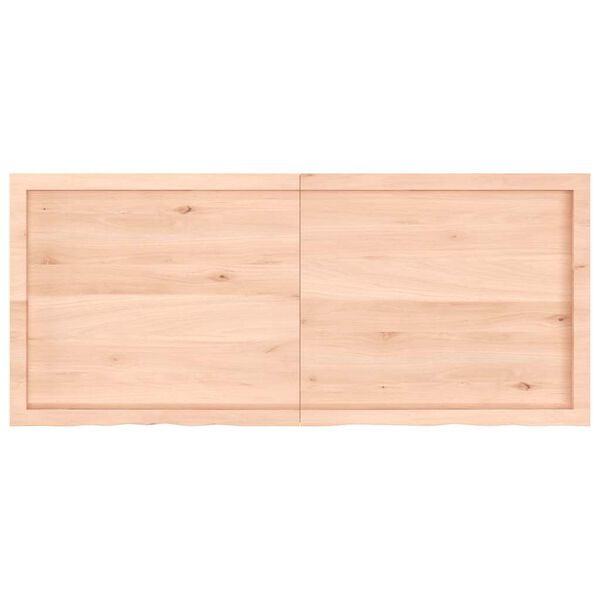 vidaXL Kopalni&scaron;ki pult 140x60x(2-4) cm neobdelan trden les