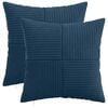 vidaXL Prevleka za blazino 2 kos ALMELO Temno modra 40 x 40 cm