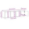 vidaXL TV omarica Rjava 156 x 37 x 45 cm Konstruiran les