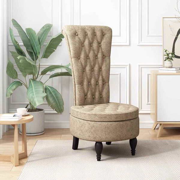 vidaXL Sedežna blazina Svetlo siva 56,5 x 70 x 110 cm