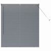 vidaXL Venecijanske žaluzije Temno siva 130 x 120 cm Aluminij