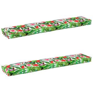 vidaXL Set blazin za palete 2 pcs Tropski gozd 200 x 40 x 8 cm