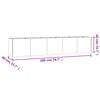 vidaXL Vrtna visoka greda 200x40x40 cm corten jeklo