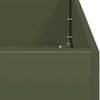 vidaXL Sadilnik Olive Green 80x80x40 cm Hladno valjano jeklo