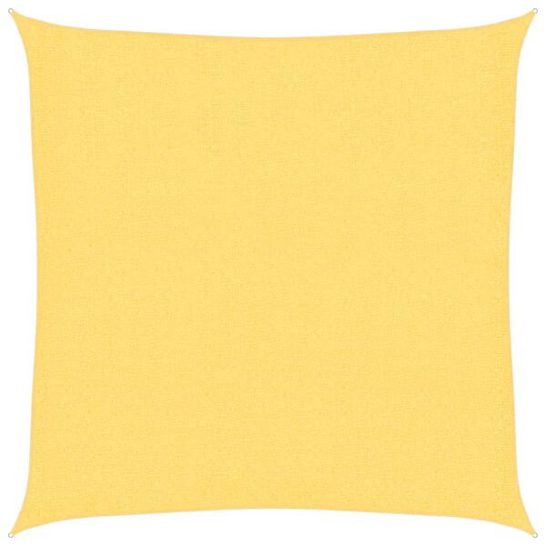 vidaXL Senčno jadro 160 g/m² bež 3x3 m HDPE