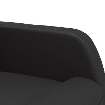 vidaXL Električni masažni stol črno umetno usnje